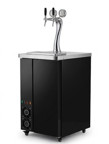 Tủ bia tươi 2 keg có trụ rót